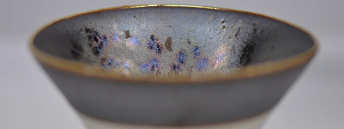 Cone Cup Iridescent Glaze