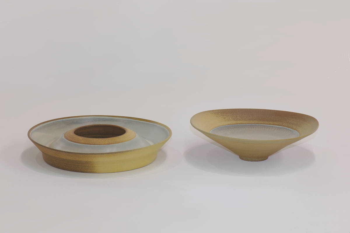 Doubled Walled Vessel 5 and Large Bowl 5