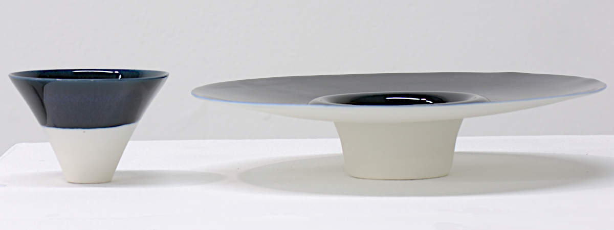 Ikebana Vase and Cone Cup