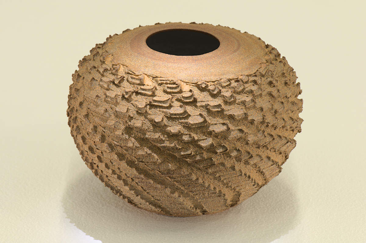 Textured Spherical Vase 4