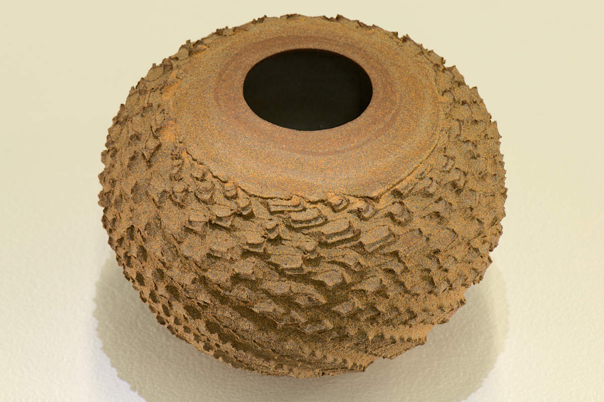 Textured Spherical Vase 4