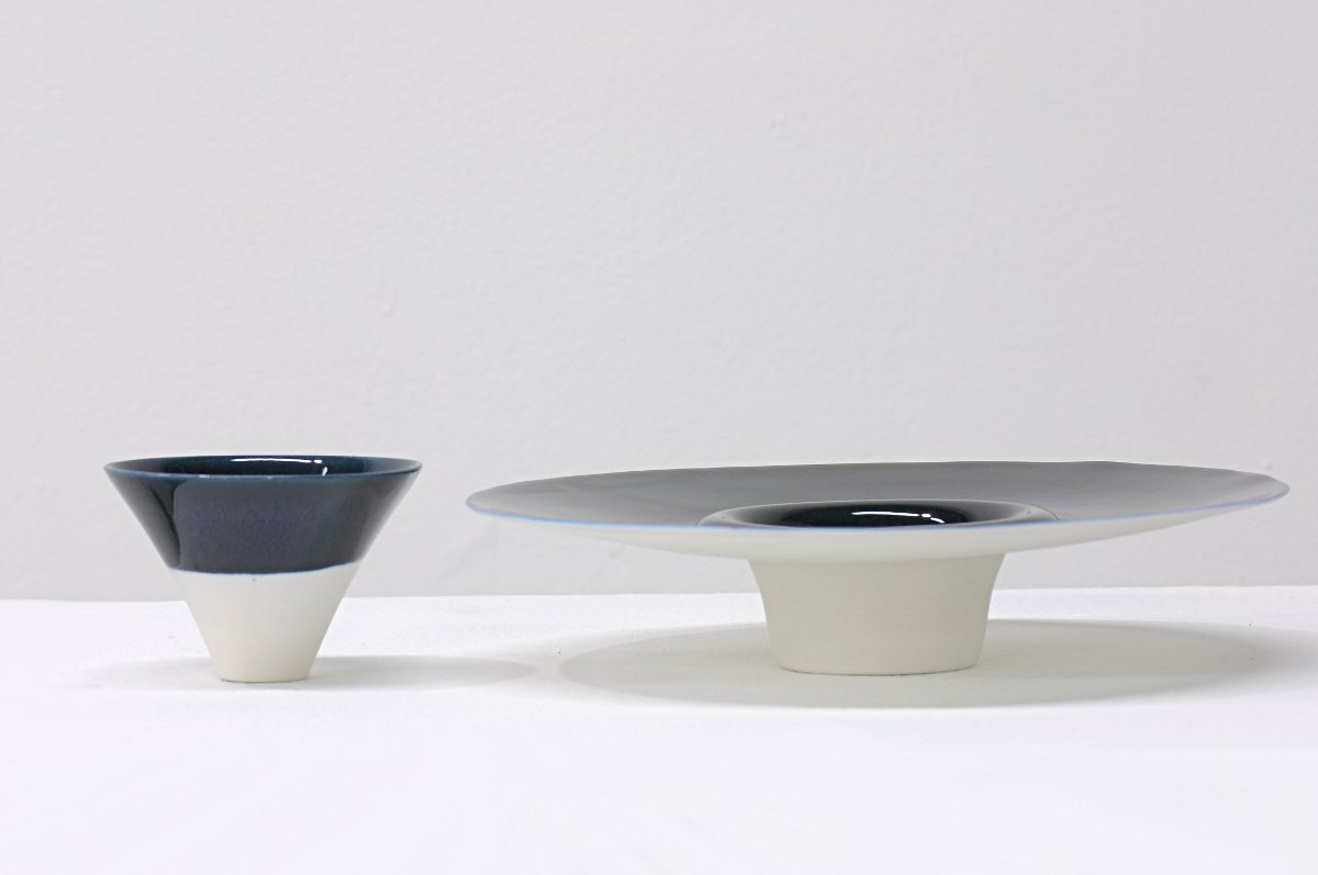 Ikebana Vase and Cone Cup