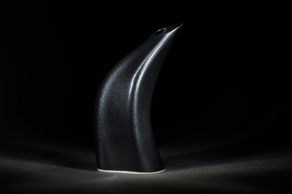 Tenmoku Sake Flask