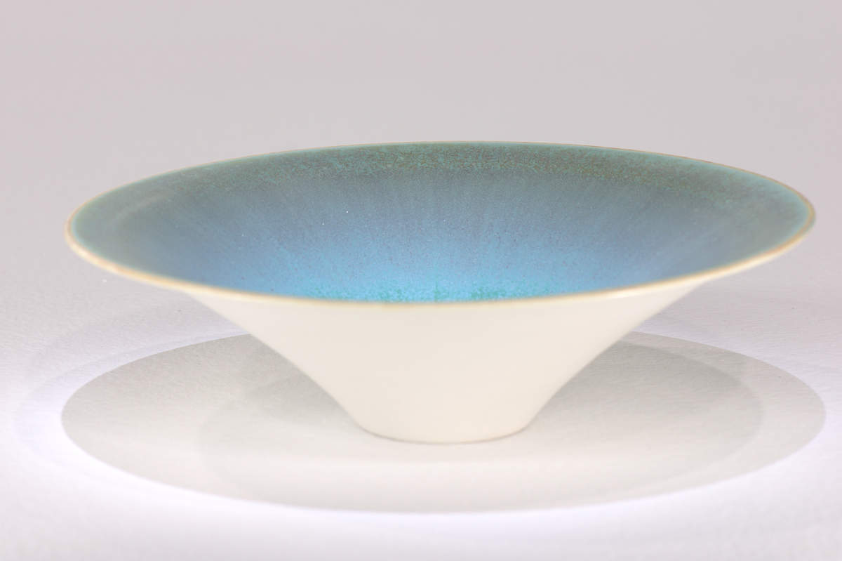 Porcelain Bowl Matt Crystalline Glaze