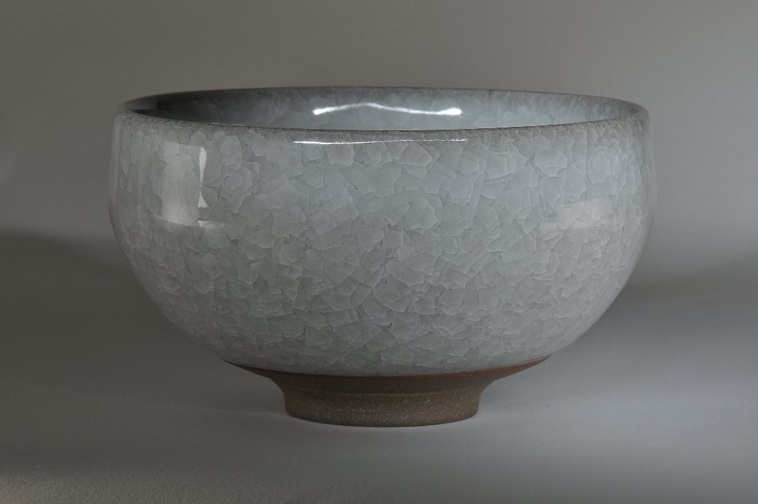 Ice Crackle Glazed Bowl