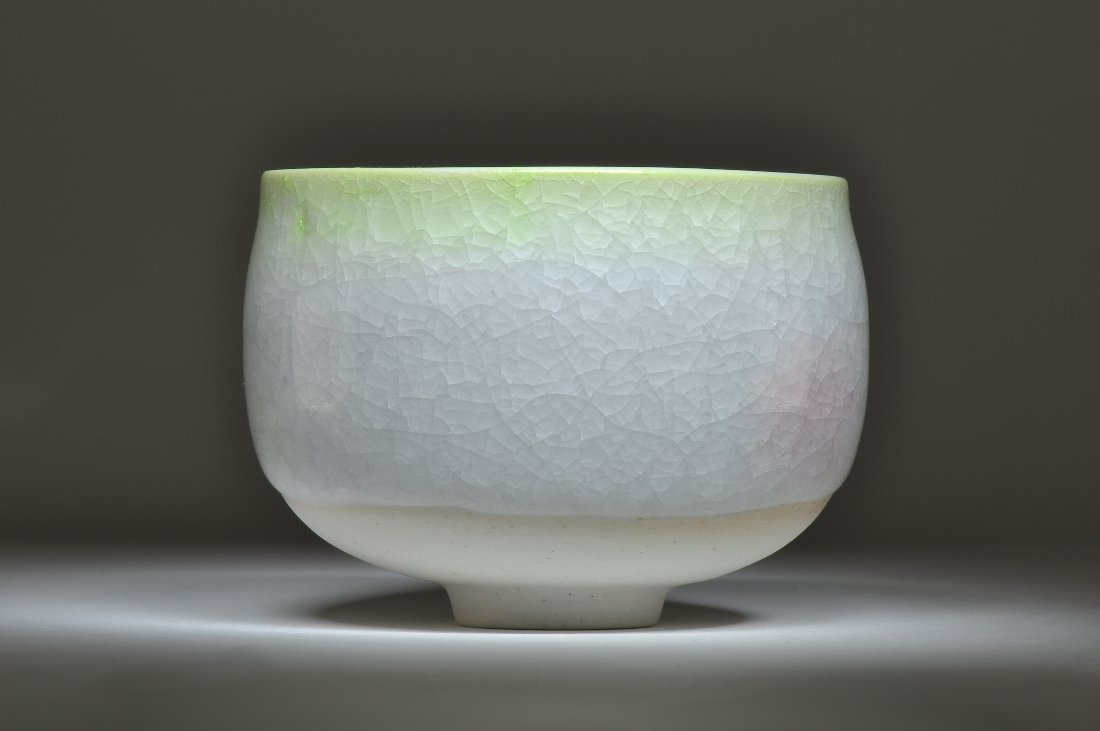Ice Crackle Glazed Bowl