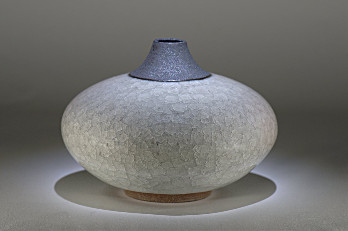 Ice Crackle Vase 3