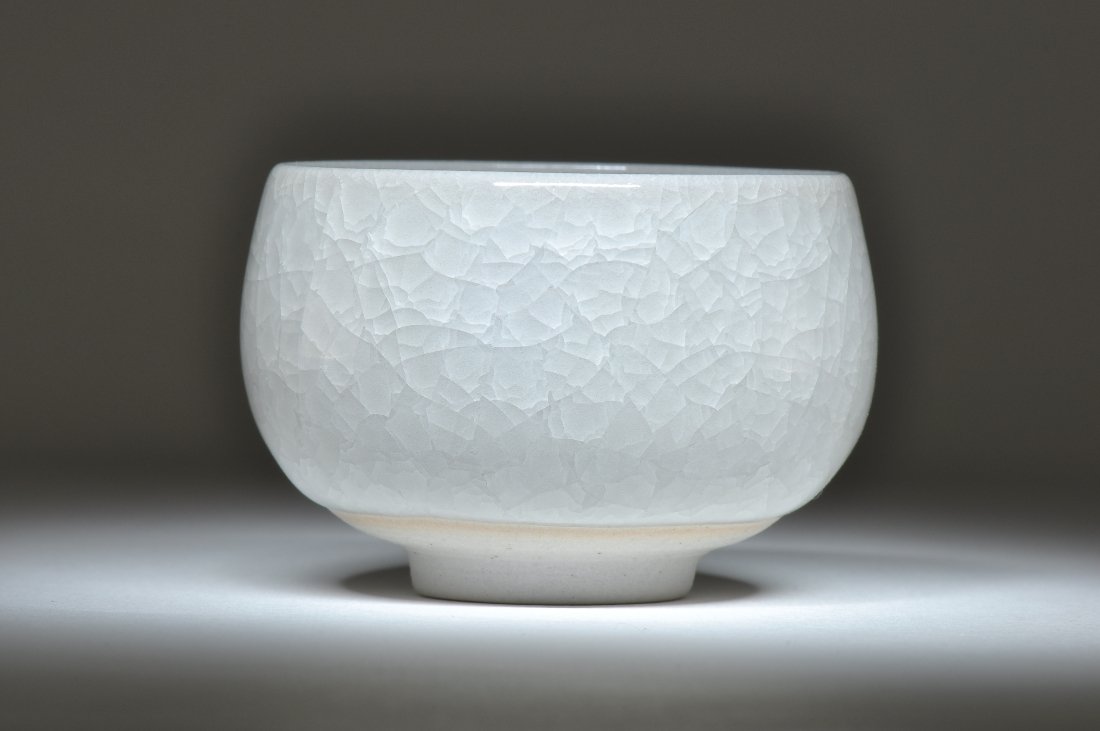 Ice Crackle Glazed Tea Cup